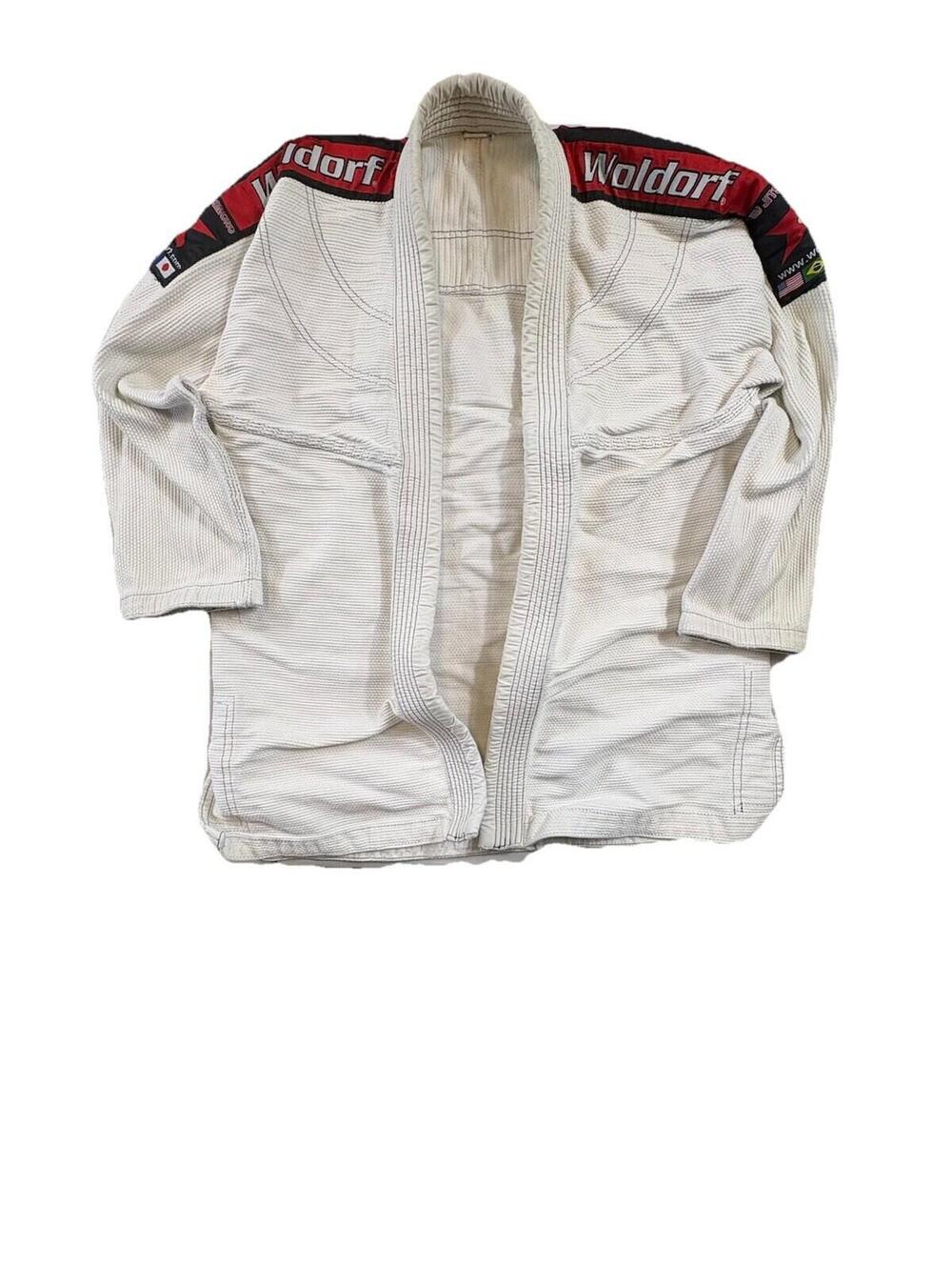 Woldorf Jiu-Jitsu Gi Jacket White Martial Arts Uniform Jacket for Jiu-Jitsu
